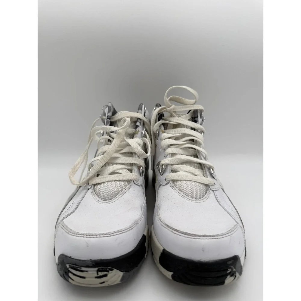 Nike Air Trainer SC High White Metallic Silver Camo 585125-100 Mens 8